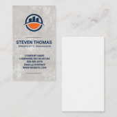 Commerciële stadsgebouwen visitekaartje (Voorkant / Achterkant)