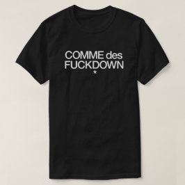 Commes des fuckdown t-shirt