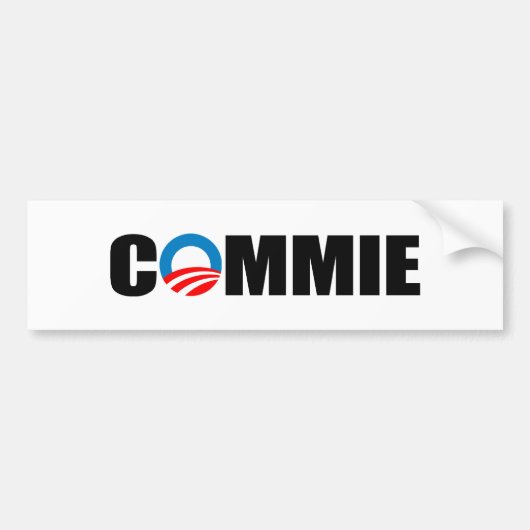COMMIE BUMPERSTICKER (Voorkant)