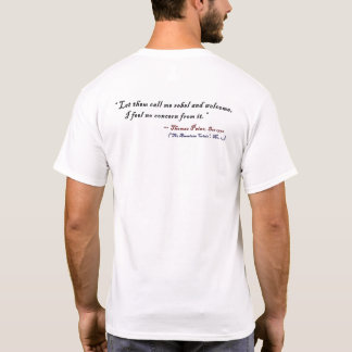Commie Crushers™ Logo - Voor en achter - ThoPaine1 T-shirt