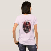 Commie Crushers - Skeleton002 - Roze T-shirt (Achterkant volledig)