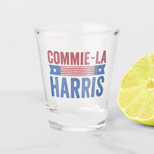 Commie-La Harris 2024 Funny Anti Kamala Harris Shot Glas