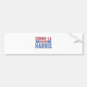 Commie-La Harris 2024 Grappig Anti Kamala Harris Bumpersticker