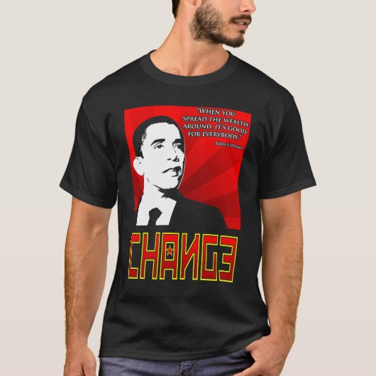 Commie Obama Propaganda Shirt (Voorkant)