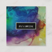 Commissaris Alle Sizes Square Visitekaartje (Voorkant)