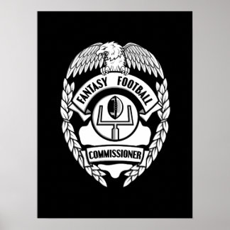 Commissaris Fantasy Football Poster