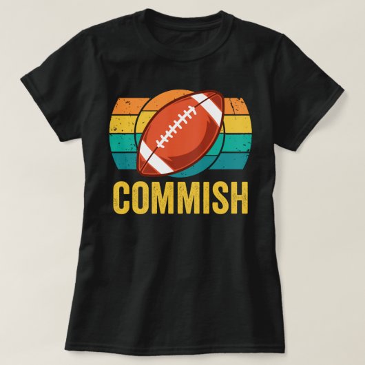 Commissaris Fantasy Football T-shirt (Design voorkant)