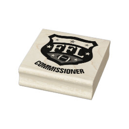 Commissaris FFL — FFL Logo Rubberstempel