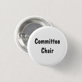 commissievoorzitter ronde button 3,2 cm (Voorkant /achterkant)