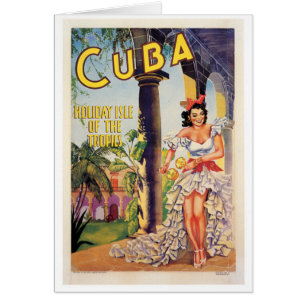 Commission Touristique Cubaine vintage Tropics Tra