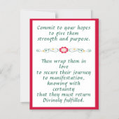 Commit Hope Love Inspirerend Kaart (Voorkant)
