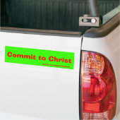 Commit in Christus Bumpersticker (Op Truck)