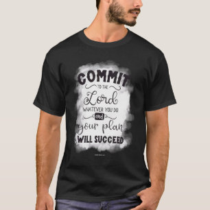 Commit To Lord Christian Bible Verse Religious Chu T-shirt