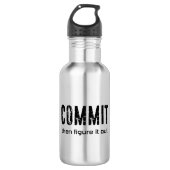 Commit zoek het dan uit waterfles  (Voorkant)