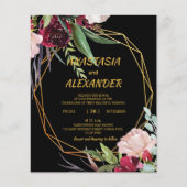 Commitebrochure voor budgetbruiloft flyer (Voorkant)