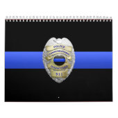Commo 911 Expédition Léger Ligne Bleue Calendrier (Protection)