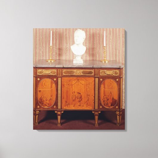 Commode, 1776-79 canvas afdruk (Voorkant)