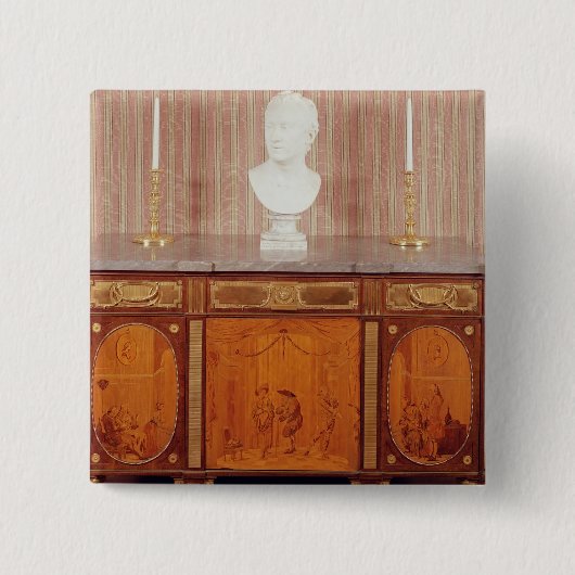 Commode, 1776-79 vierkante button 5,1 cm (Voorkant)