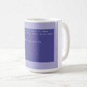 Commodore 64 Drink gratis basisscherm programma Koffiemok (Voorkant rechts)