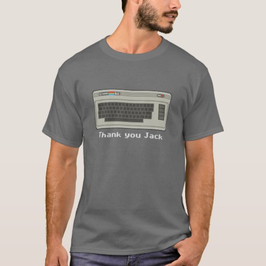 Commodore 64 - Hartelijk dank, Jack - T-Shirt (Voorkant)
