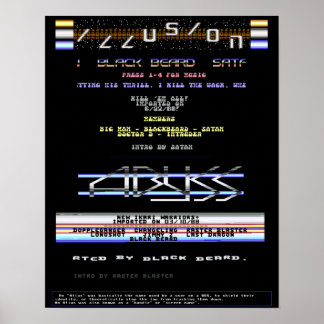 Commodore 64 Intro Screens 14 x 18-inch ILS & Abys Poster