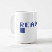Commodore 64 Ready - Mug rétro chic geek (Devant gauche)