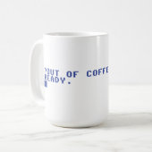 Commodore 64 uit koffiefout koffiemok (Voorkant links)