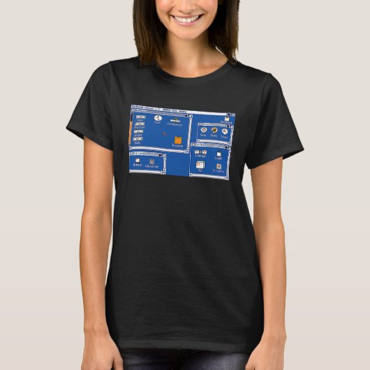 COMMODORE AMIGA Workbench Desktop v1 1 T-shirt (Voorkant)