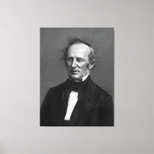 Commodore Cornelius Vanderbilt Portrait circa 1850 Canvas Afdruk