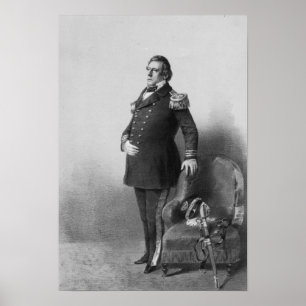 Commodore Matthew Calbraith Perry Poster