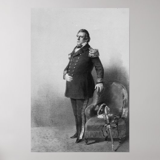 Commodore Matthew Calbraith Perry Poster (Voorkant)