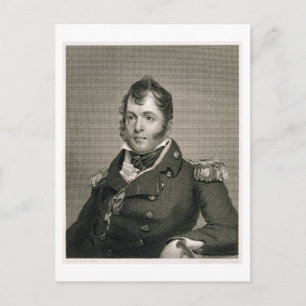 Commodore Oliver Hazard Perry (1785-1819), graf Briefkaart
