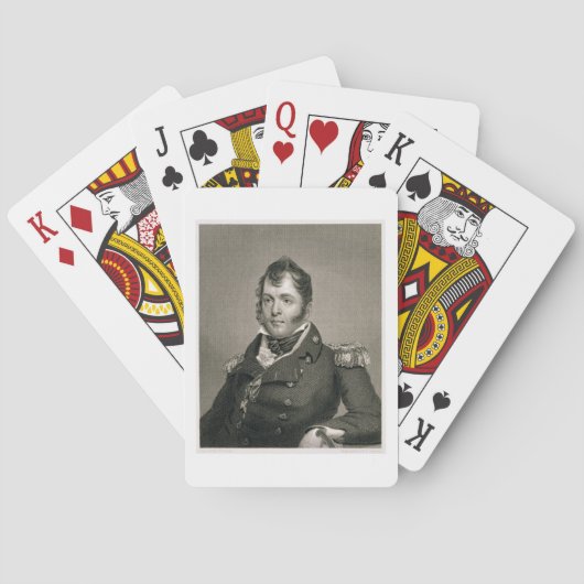 Commodore Oliver Hazard Perry (1785-1819), graf Speelkaarten (Achterkant)