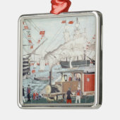 Commodore Perry's Gift of a Railway Metalen Ornament (Links)