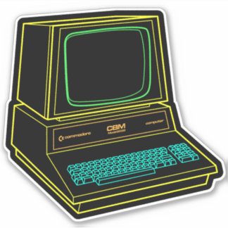 Commodore PET-computer Sticker