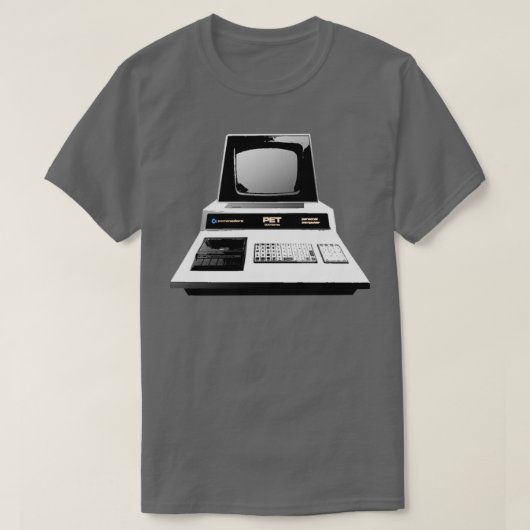 Commodore Pet Retro Computer T-shirt (Design voorkant)