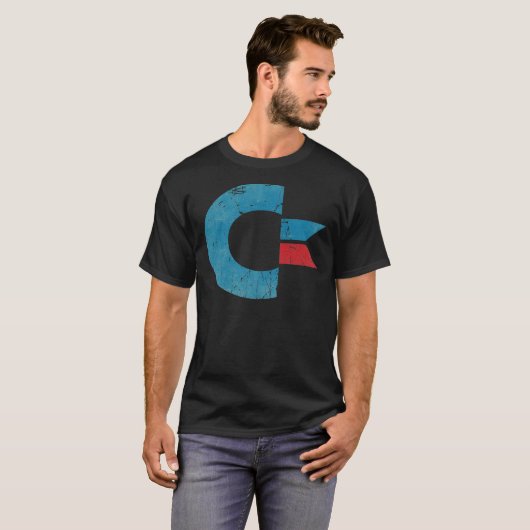 Commodore Retro Logo Classic T-Shirt (Devant entier)