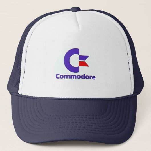 commodore retro trucker hat pet (Voorkant)