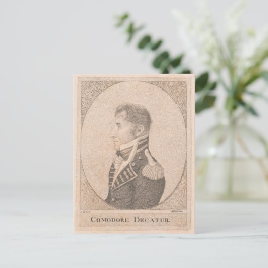 Commodore Stephen Decatur Briefkaart (Staand voorkant)