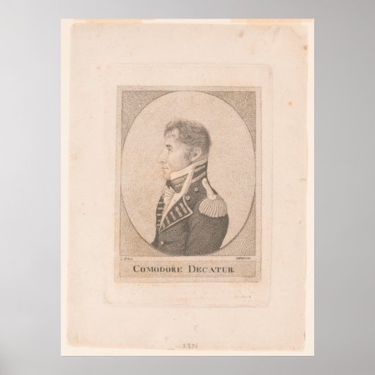 Commodore Stephen Decatur Poster (Voorkant)