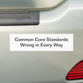 Common Core Bumpersticker (Op auto)