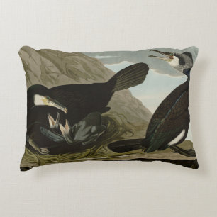 Common Cormorant - van Audubon's Birds of America Accent Kussen