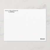 Common Darner Dragonfly Briefkaart (Achterkant)