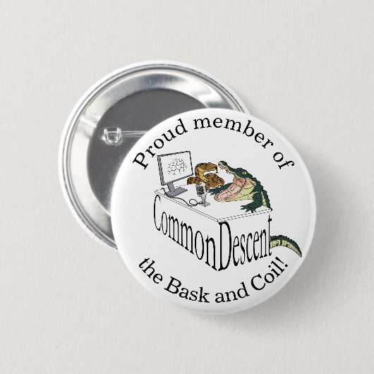 Common Descent Bask & Coil Ronde Button 5,7 Cm (Voorkant /achterkant)