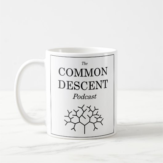 Common Descent Podcast Klassieke Logo Mok (Links)