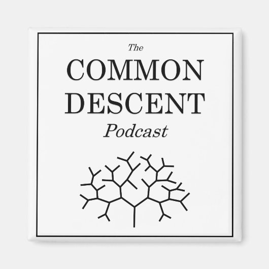 Common Descent Podcast Magnet Square Magneet (Voorkant)