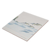 Common Dolphins Tegeltje (Zijkant)