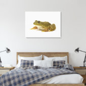 Common Green Frog Canvas Afdruk (Insitu (Slaapkamer))