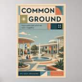 Common Ground Mid Century Modern Poster (Voorkant)