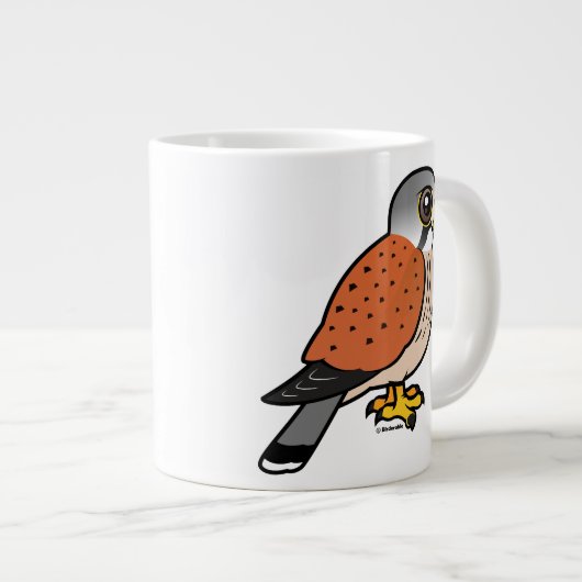 Common Kestrel Jumbo Mok (Voorkant rechts)